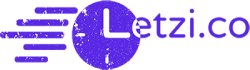 Letzi logo with lettering in purple representing leading short let property management experts maximising rental income